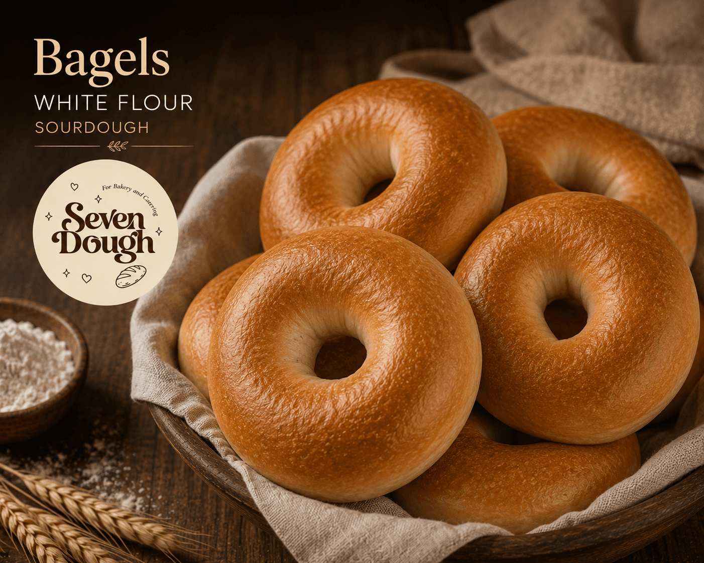 Plain Bagels — Batch of 6