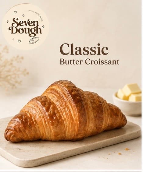 Classic Butter Croissants, Single