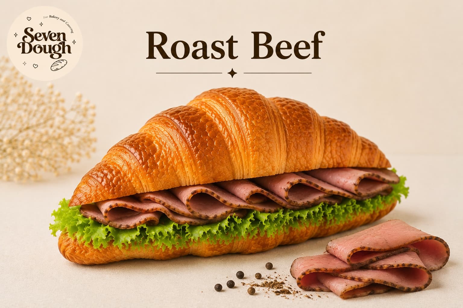 Roast Beef Croissant, Single