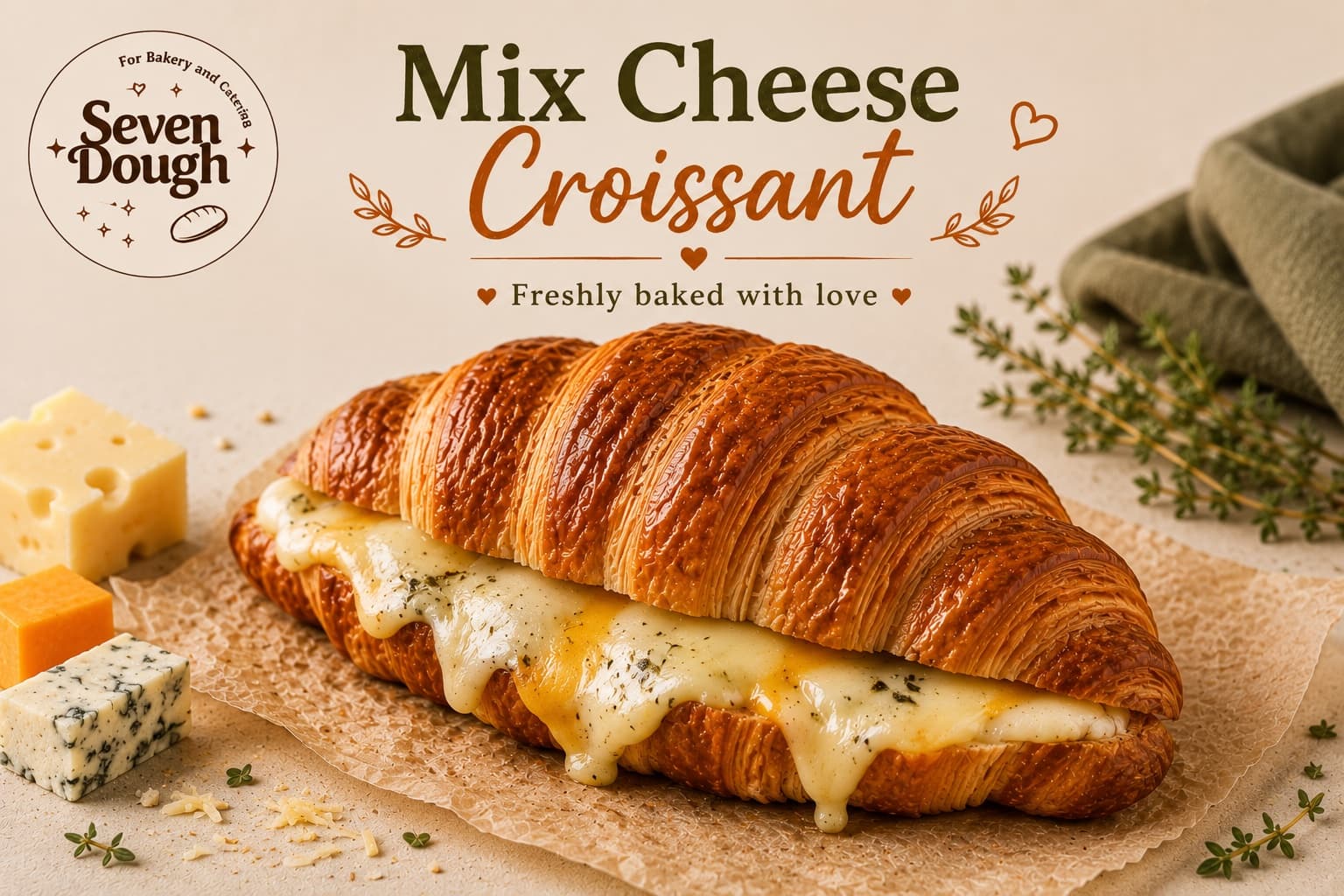 Mix Cheese Croissant
